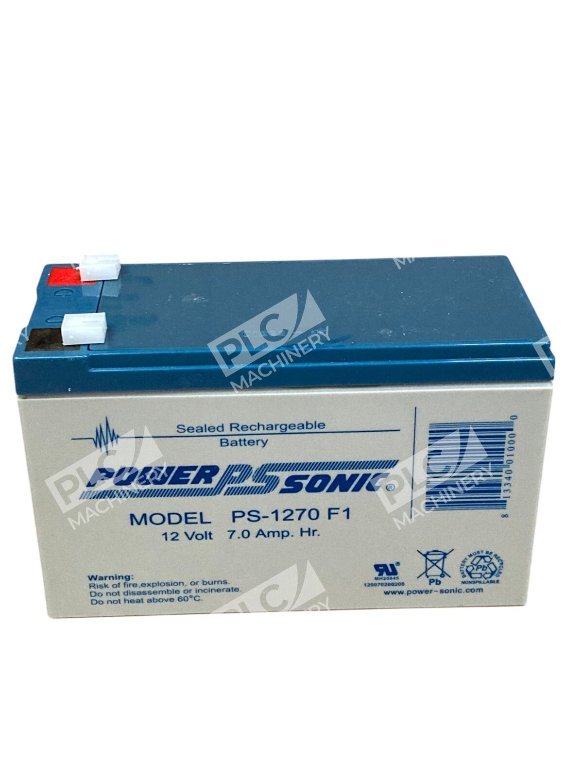 Power Sonic PS 12V 7.0A Sealed Rechargeable Battery PS-1270 F1 - Image 5