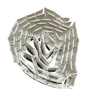 RAM 820 AR W 450 Plastic Conveyor Belt Chain 10FT 45 Slat Top POM 297830628982