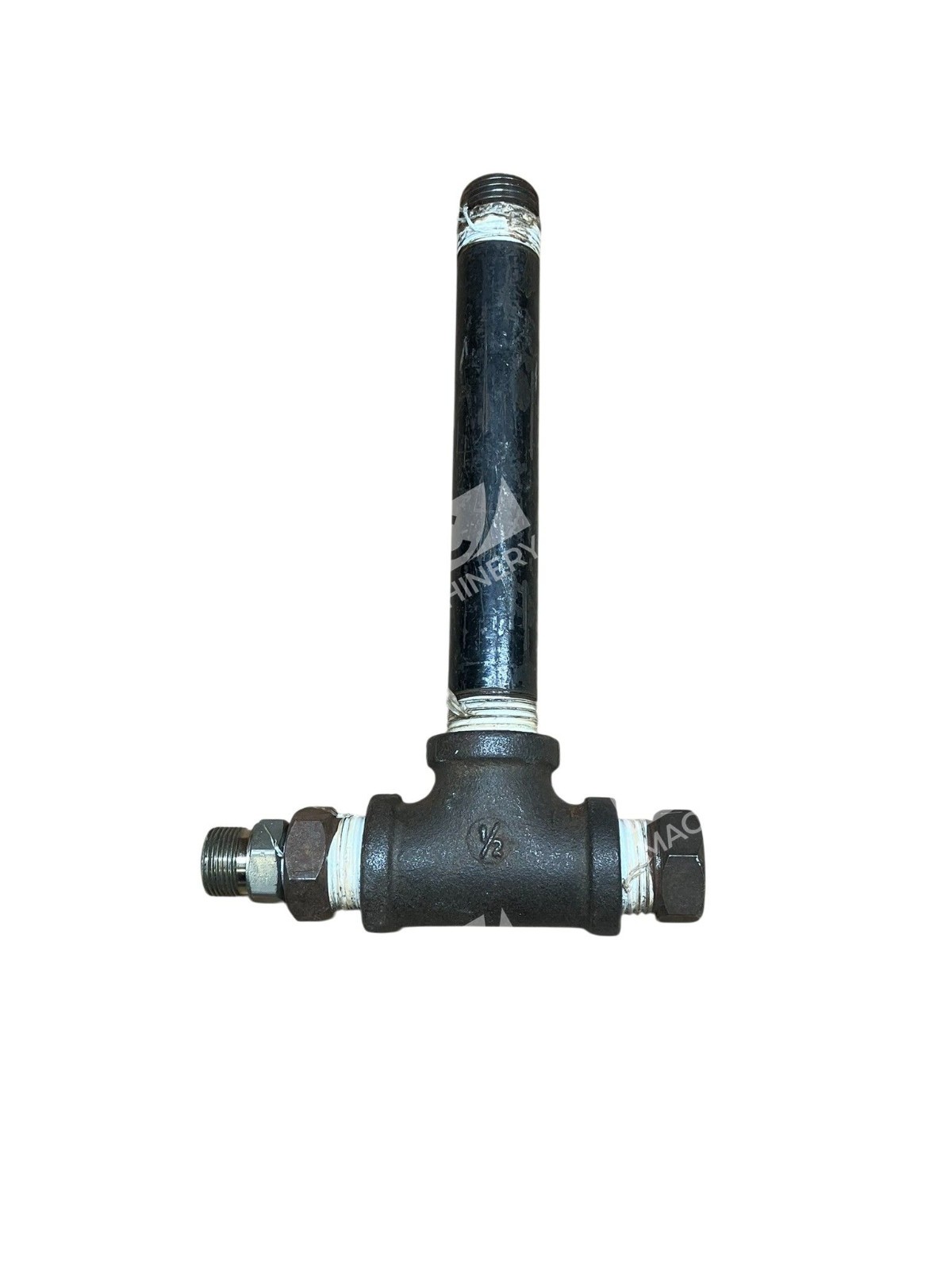 SA Thailand Black Iron Pipe Fittings Assembly Tee Nipples Plug Gas Line 1/2 - Image 4