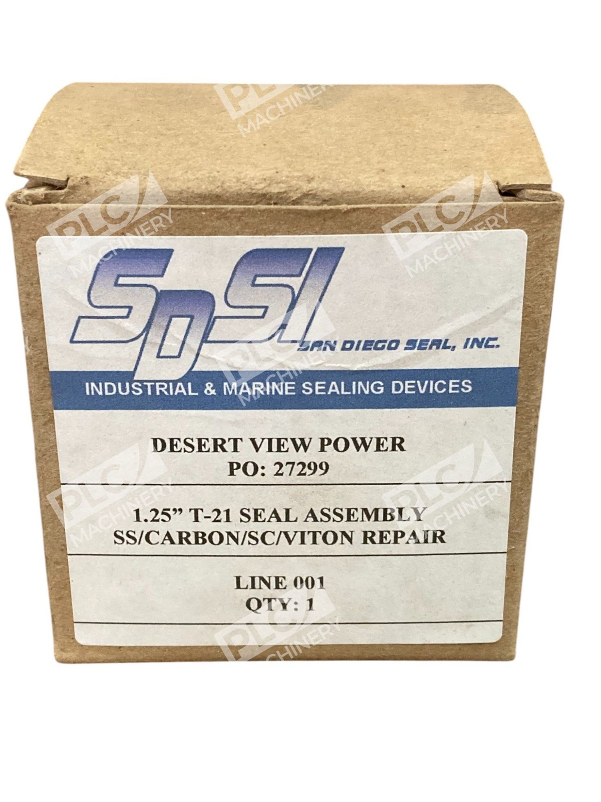 SDSI San Diego Seal Inc SS/Carbon/SC/Viton Repair Seal Assembly 1.25" T-21 - Image 3