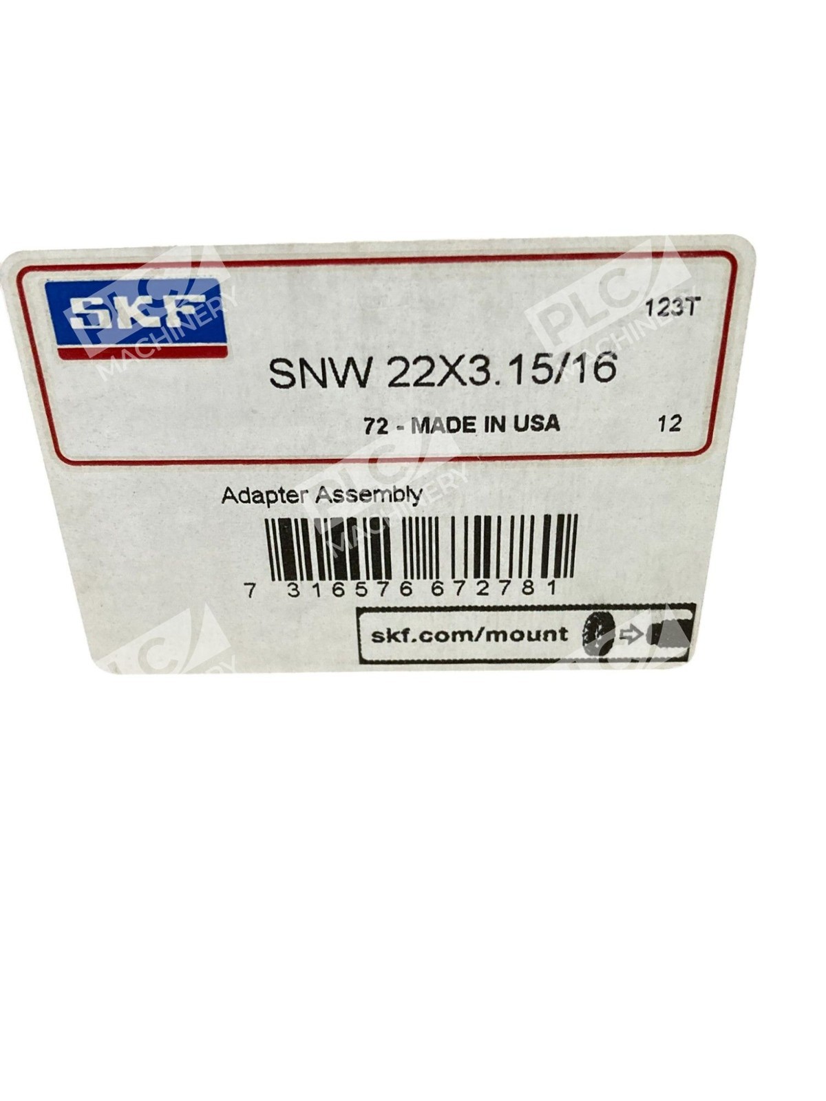 SKF Adapter PT000133 SNW 22X3.15/16 - Image 3