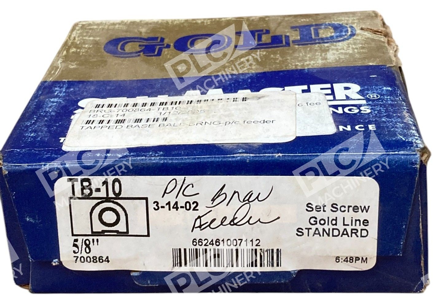 Sealmaster Emerson 700864 5/8" 700864 Set Screw Gold Line Standard TB-10 - Image 3