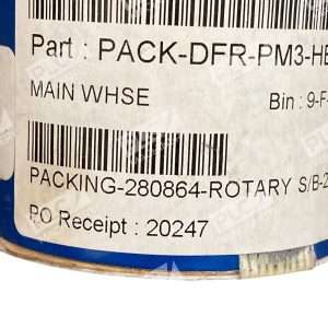 Sepco DFR PM3 HEAD Packing Ring 280864 Set of 3 226908749962