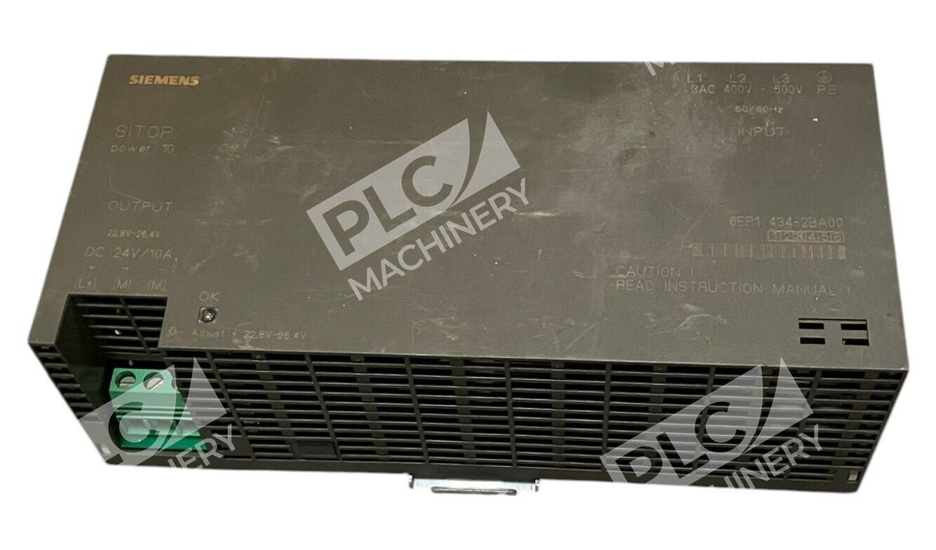 Siemens 22.8-26.4V 24VDC/10A SITOP Power 10 Power Supply 6EP1434-2BA00
