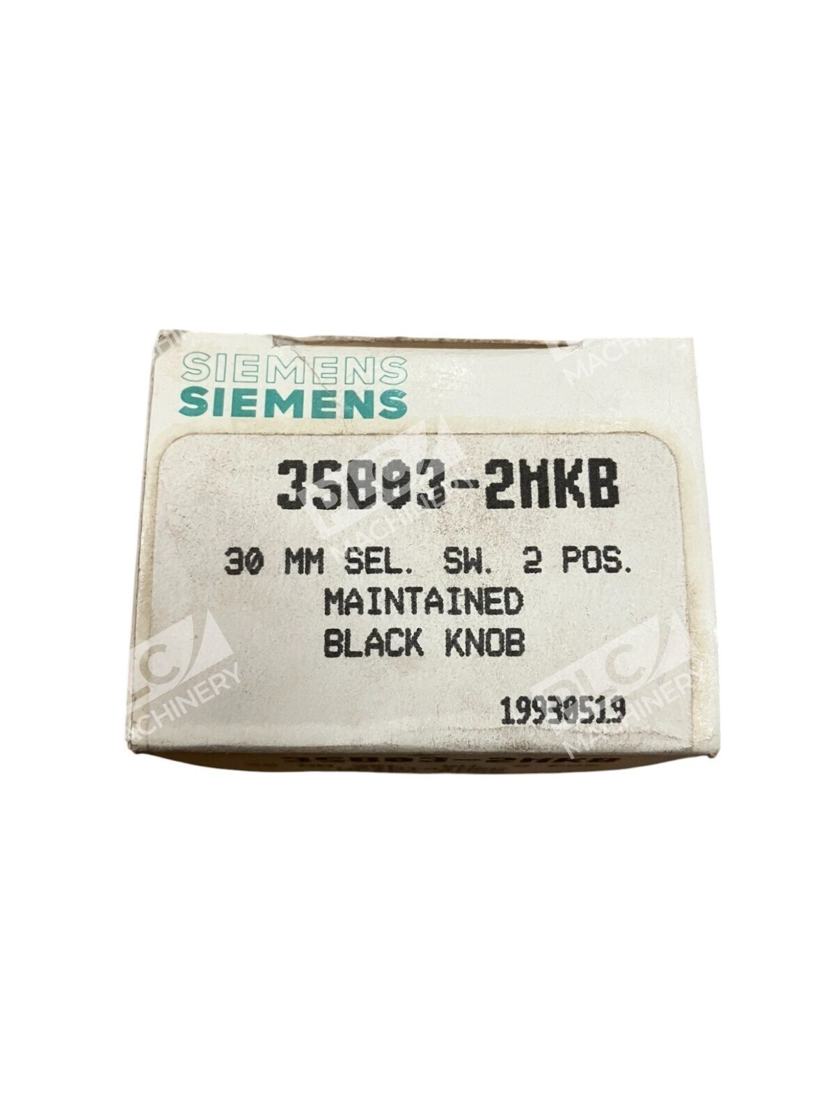 Siemens 30mm Selector Switch 2 Position Black Knob 3SB03-2MKB (lot of 2) - Image 4