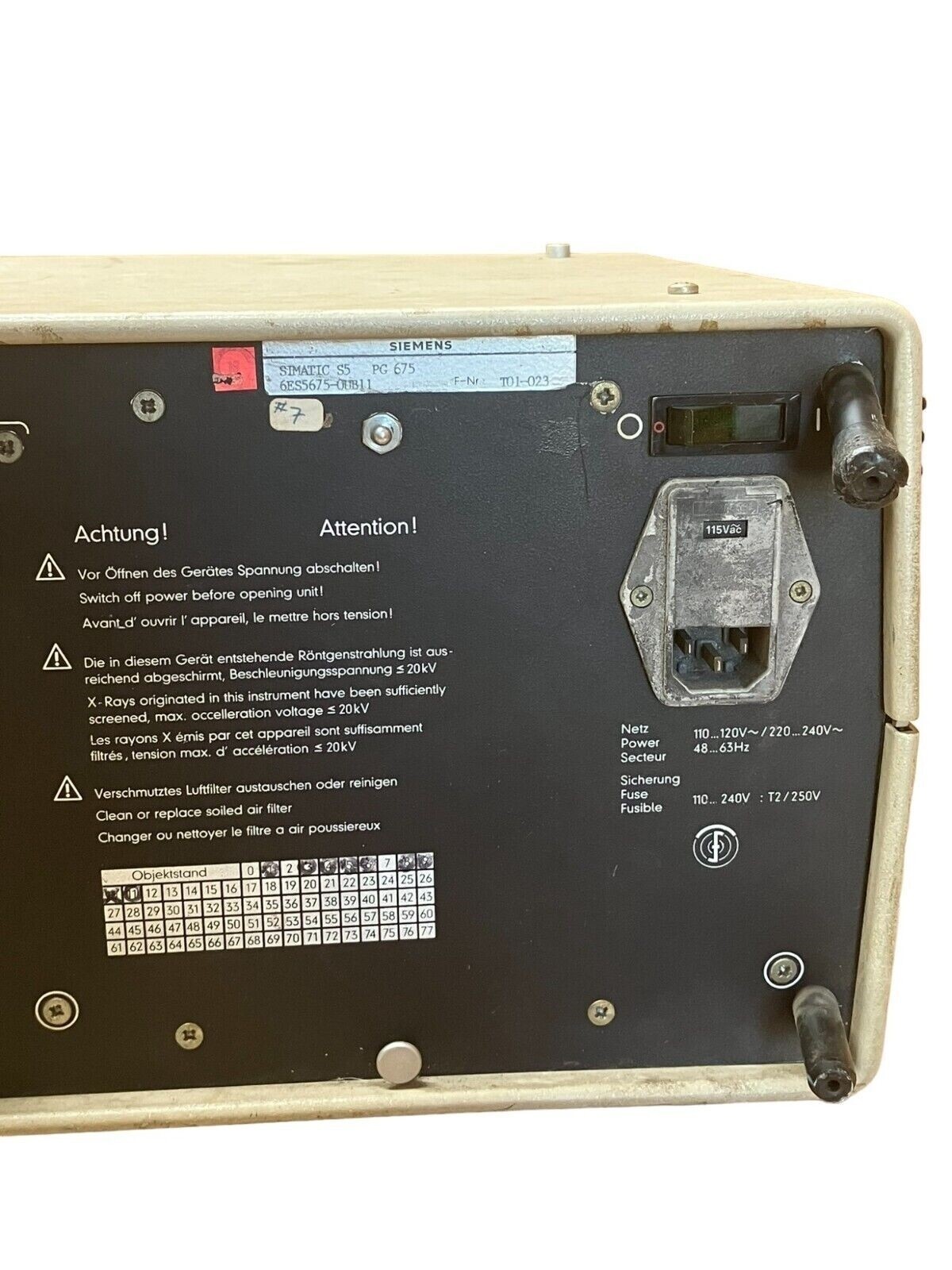 Siemens 6ES5675-0UB11 Simatic S5 PG 675 Programming Terminal - Image 4
