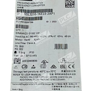 Siemens Frequency Inverter 6SL3210 1KE23 2AP1 226611704662