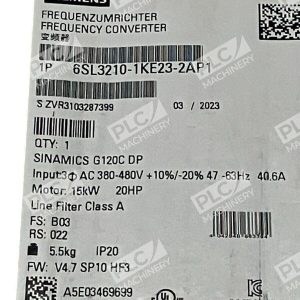 Siemens Frequency Inverter 6SL3210 1KE23 2AP1 226611704662