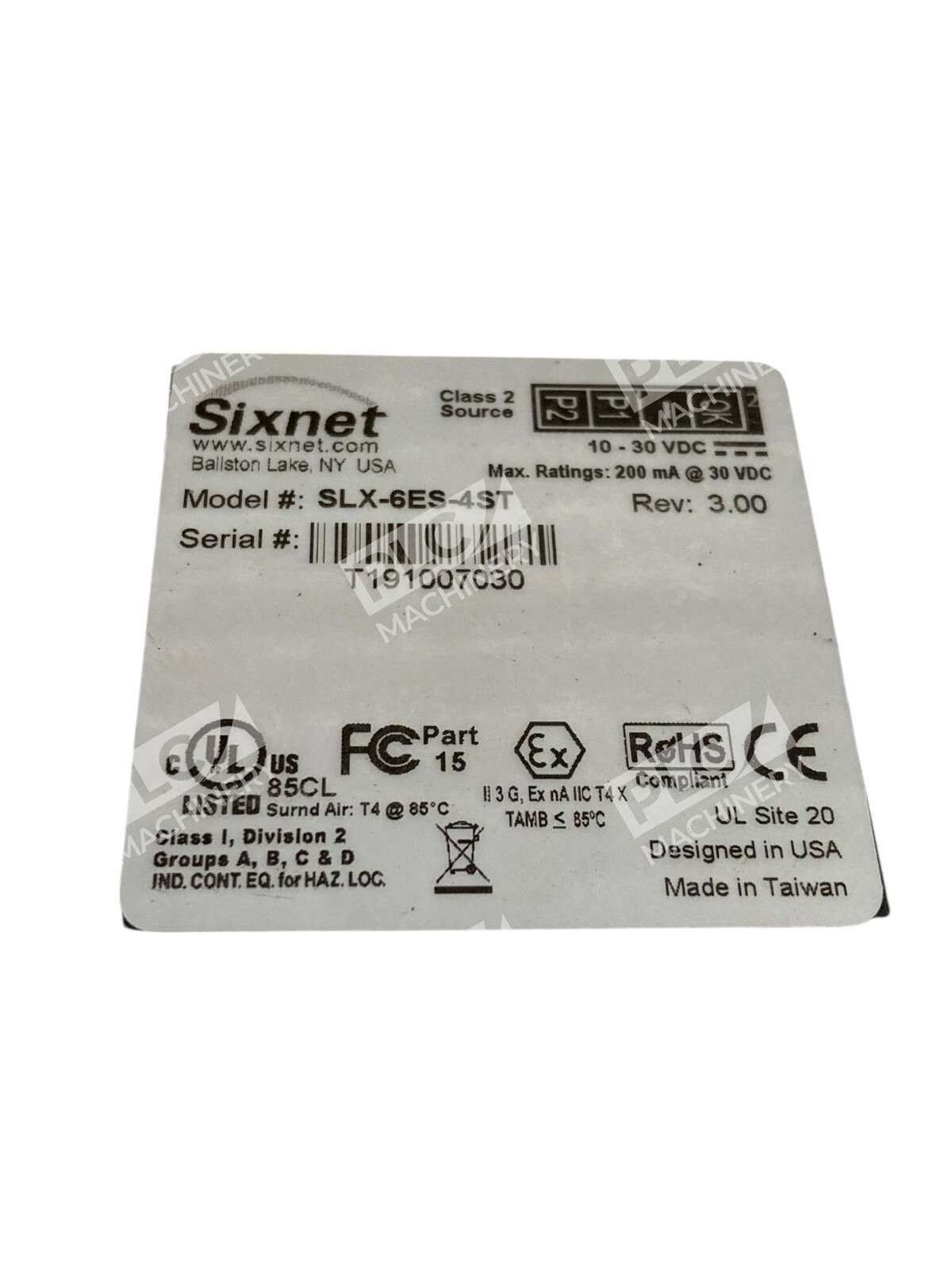 Sixnet Red Lion Controls 6 Port Unmanaged Telecom Switcher SLX-6ES-4ST - Image 3