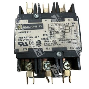Square D 40A 600V Contactor 8910DPA33 /B
