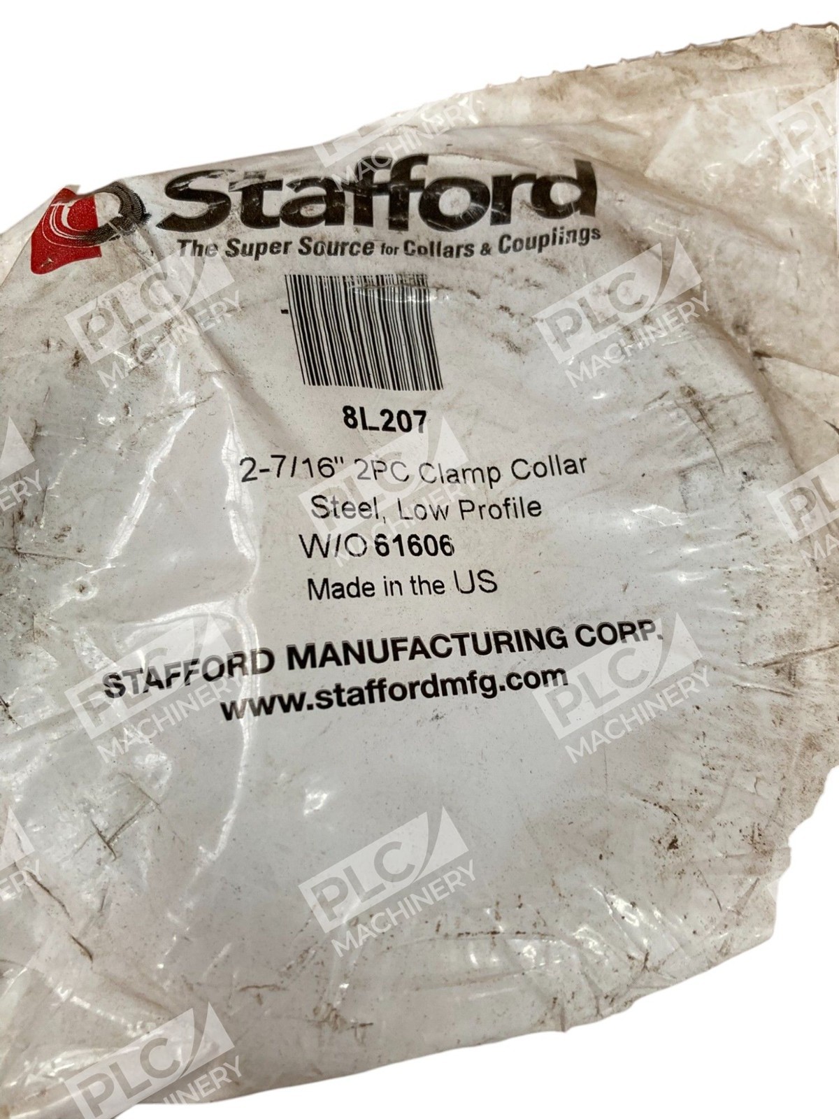 Stafford 2-7/16" 2PC Clamp Collar 8L207 - Image 3
