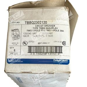 Thomas&Betts TBBQ2302120 30A 2 Pole (Box of 6)