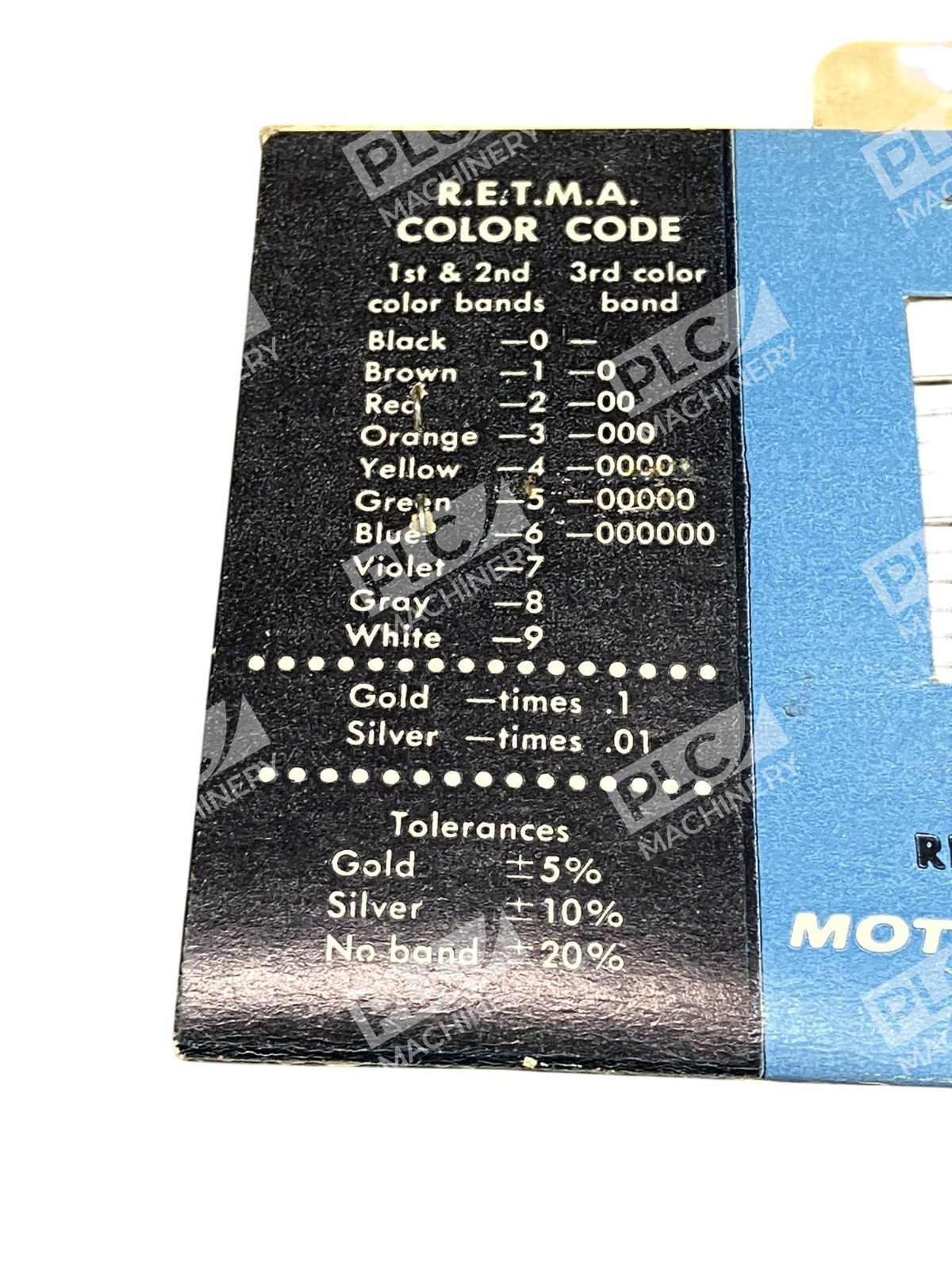 Vintage Motorola 6-6031 Resistor File 100K Ohm 1/2W Carbon Composition 10% - Image 5