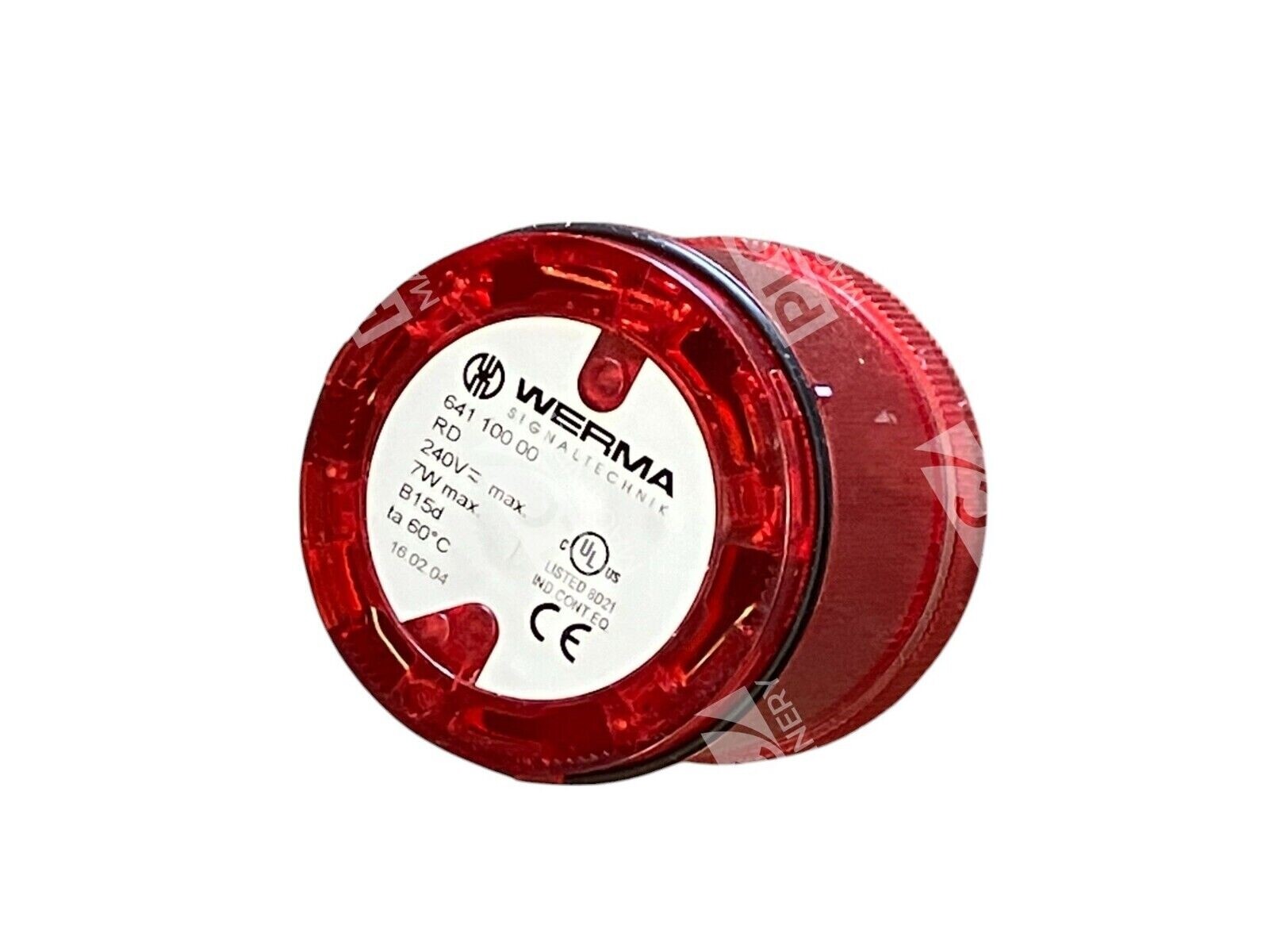 Werma Signaltechnik RD 240V 7W B15d Red Signal Light 641 100 00 - Image 3