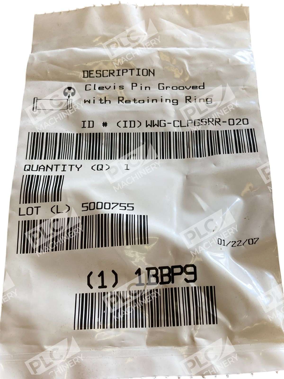 1BBP9 Grooved Clevis Pin - Image 5