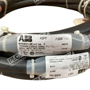 ABB 22AWG 25 300V Termination Cable For Analog Input Modules NKAS01 25 226811557633