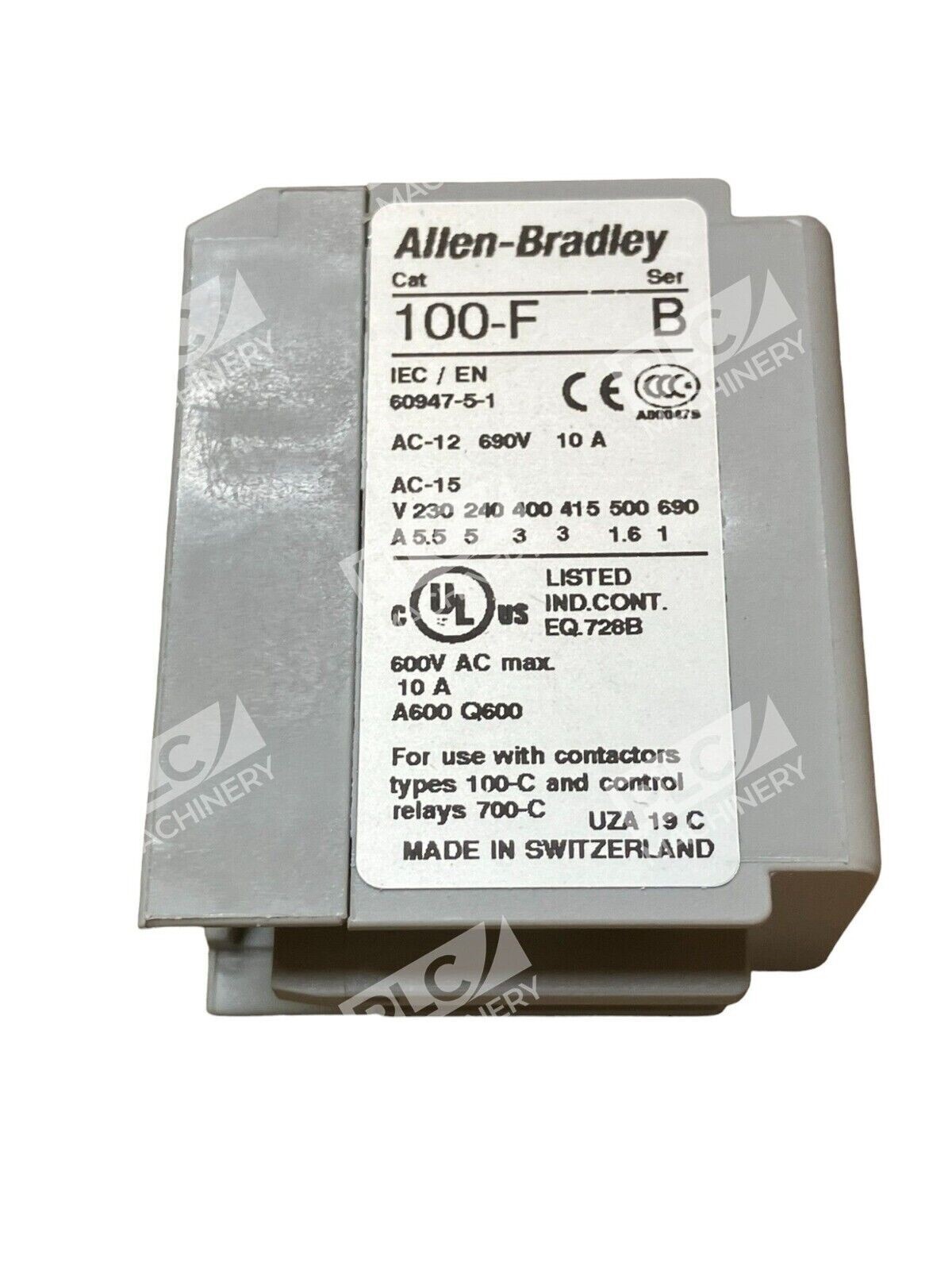 Allen Bradley 100-FA20 /B Auxiliary Contacts Front Mount 10A - Image 5