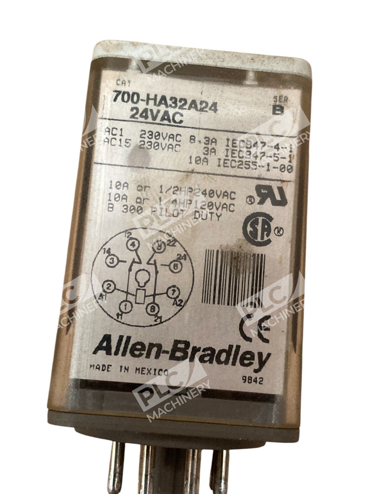 Allen Bradley 10A 24VAC General Purpose Relay 700-HA32A24 /B (lot of 2) - Image 4