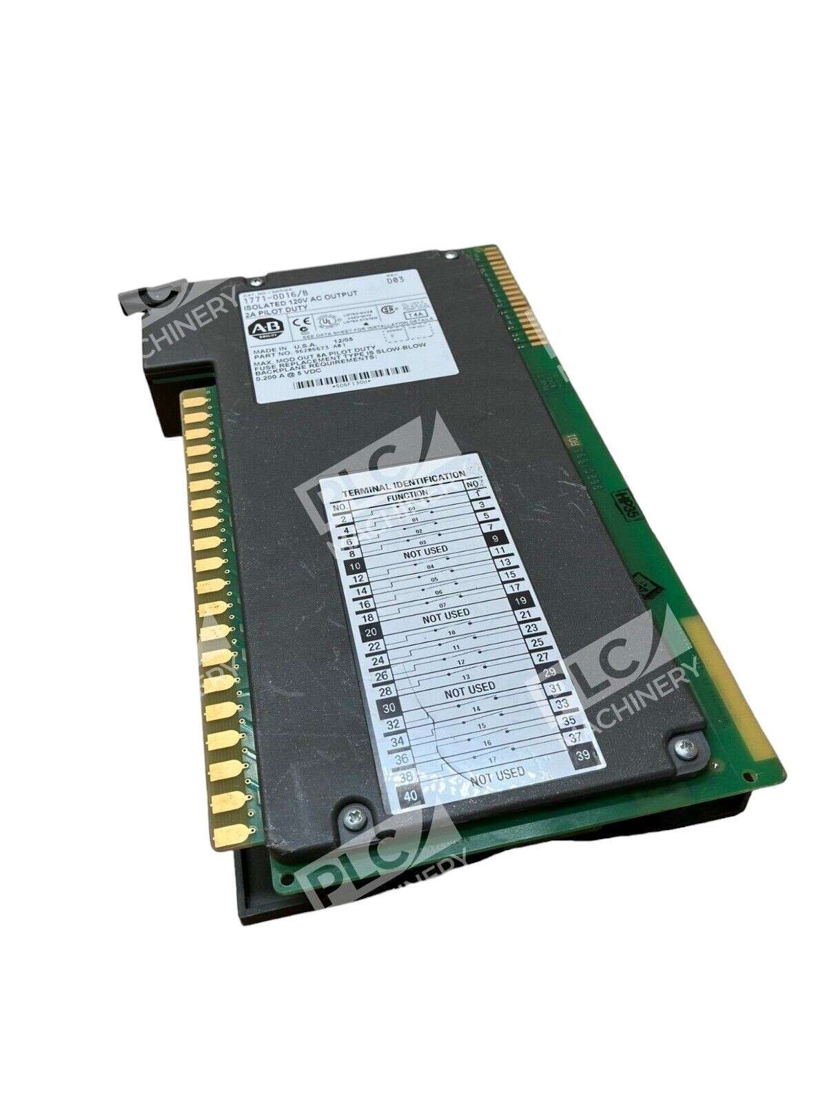 Allen Bradley 1771-0D16 /B Isolated 120V AC Output 2A Pilot Duty