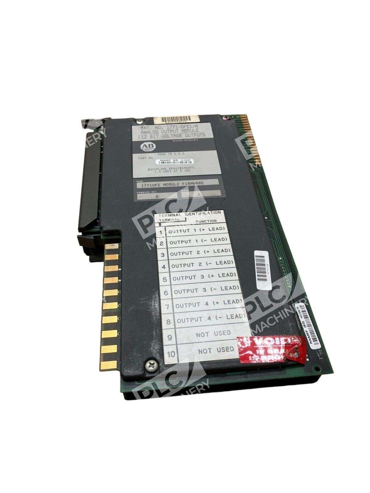 Allen Bradley 1771-OFE1 /A Analog Output Module (12 Bit, Voltage Outputs) Used - Image 6