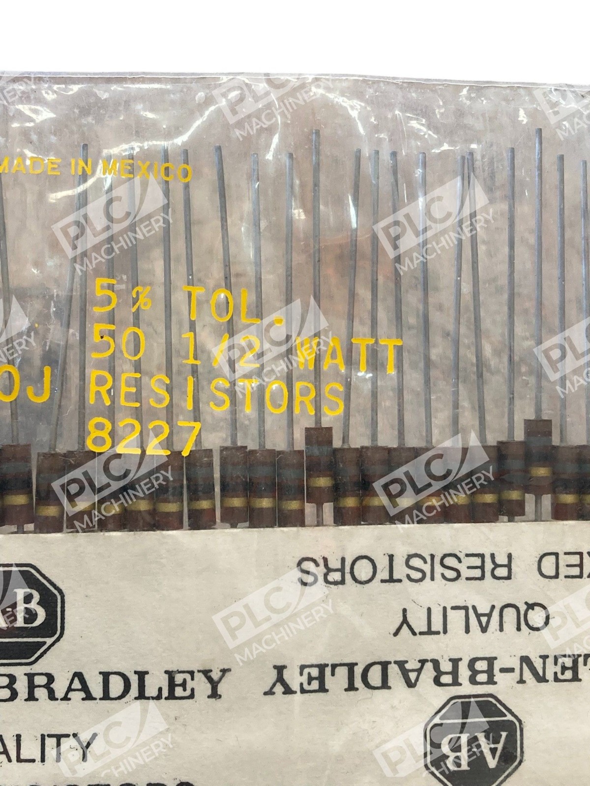 Allen-Bradley 18 Ohm 1/2W Carbon Composition Resistor 5% RC20GF180J Pack of 50 - Image 5
