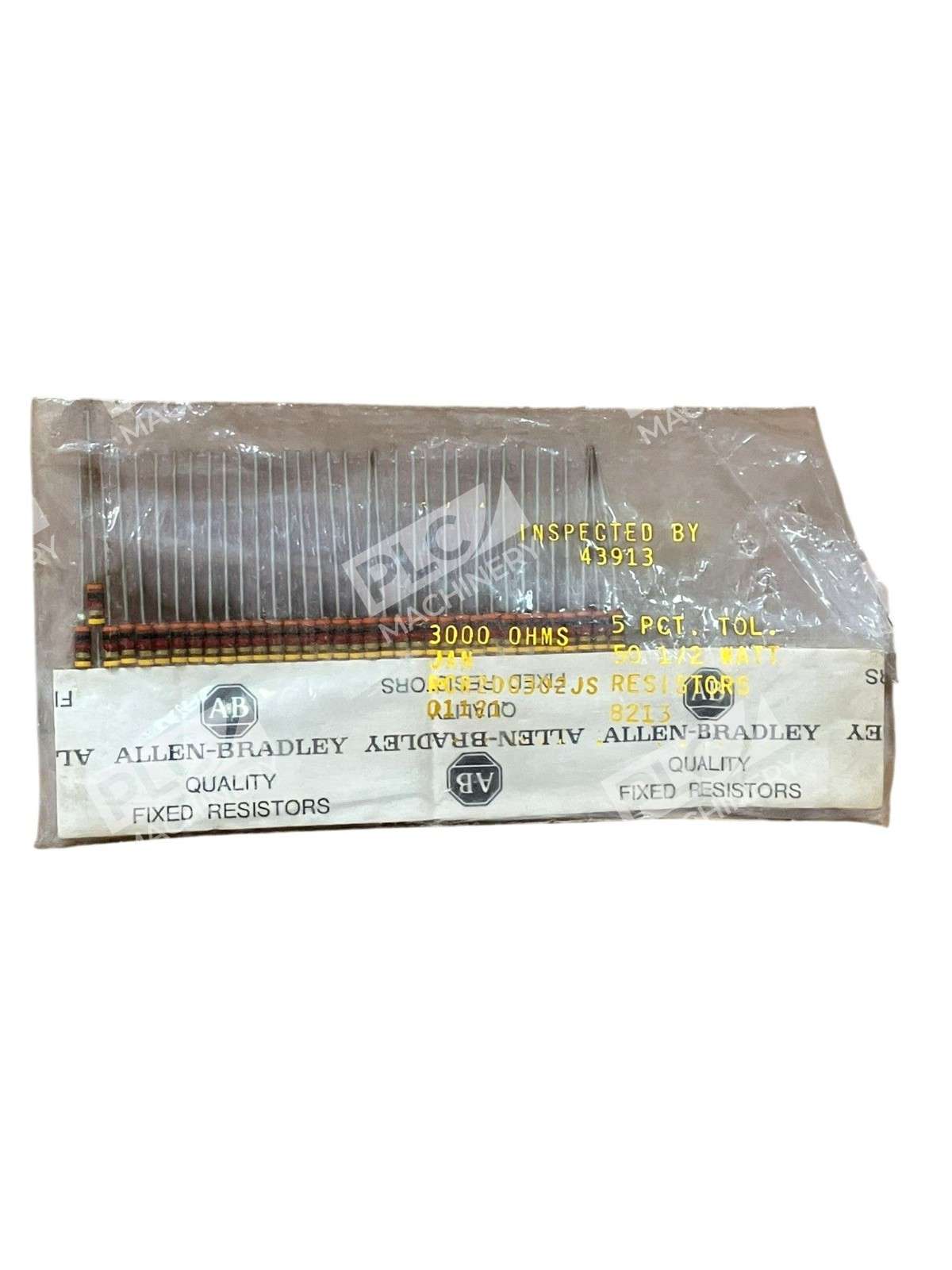 Allen-Bradley 3kΩ 5% 1/2W Hot-Molded Carbon Resistor RCR20G302JS Lots of 30