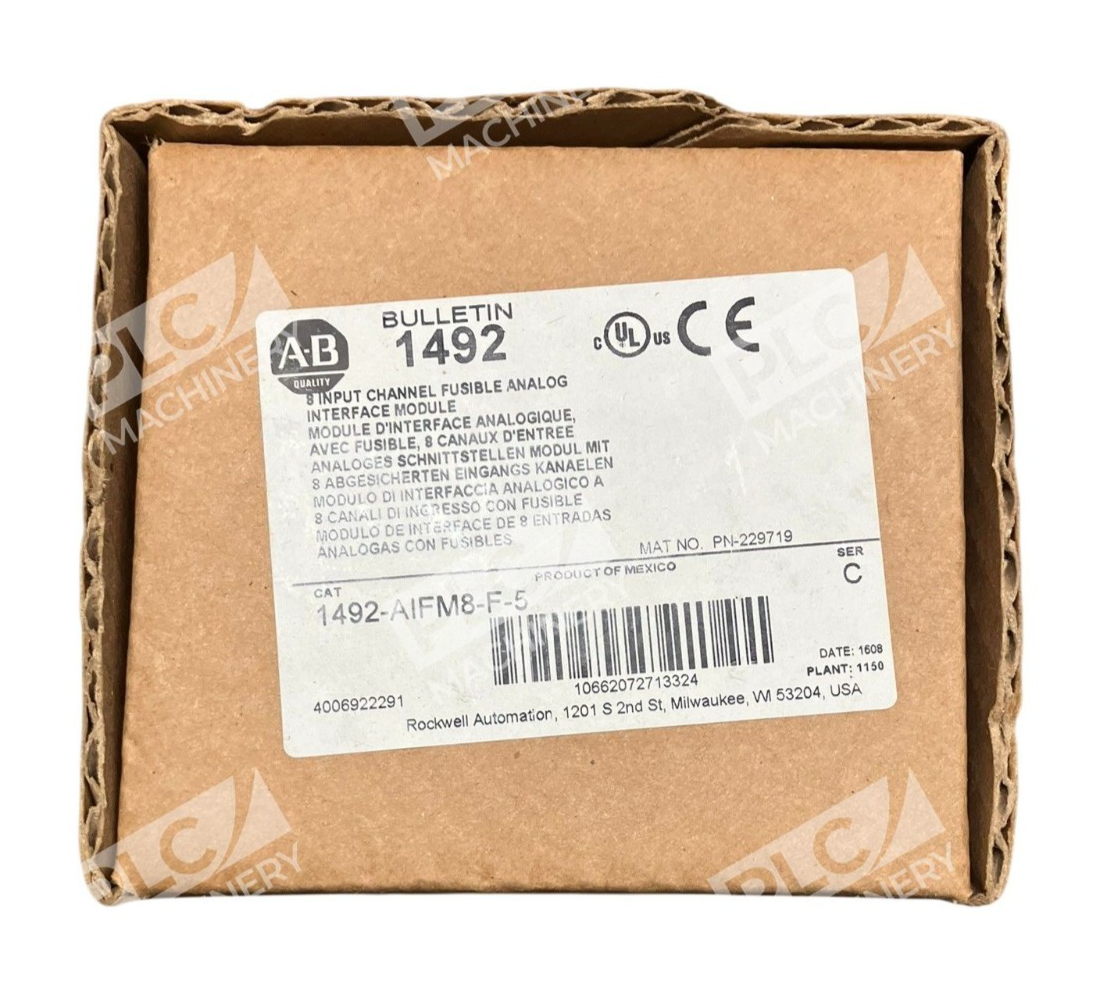 Allen Bradley AB 8 Input Channel Fusible Analog 1492-AIFM8-F-5 /C