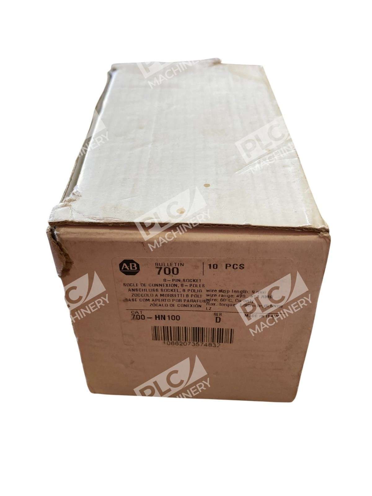 Allen Bradley AB 8 Pin Socket 700-HN100 /D (Box of 10)