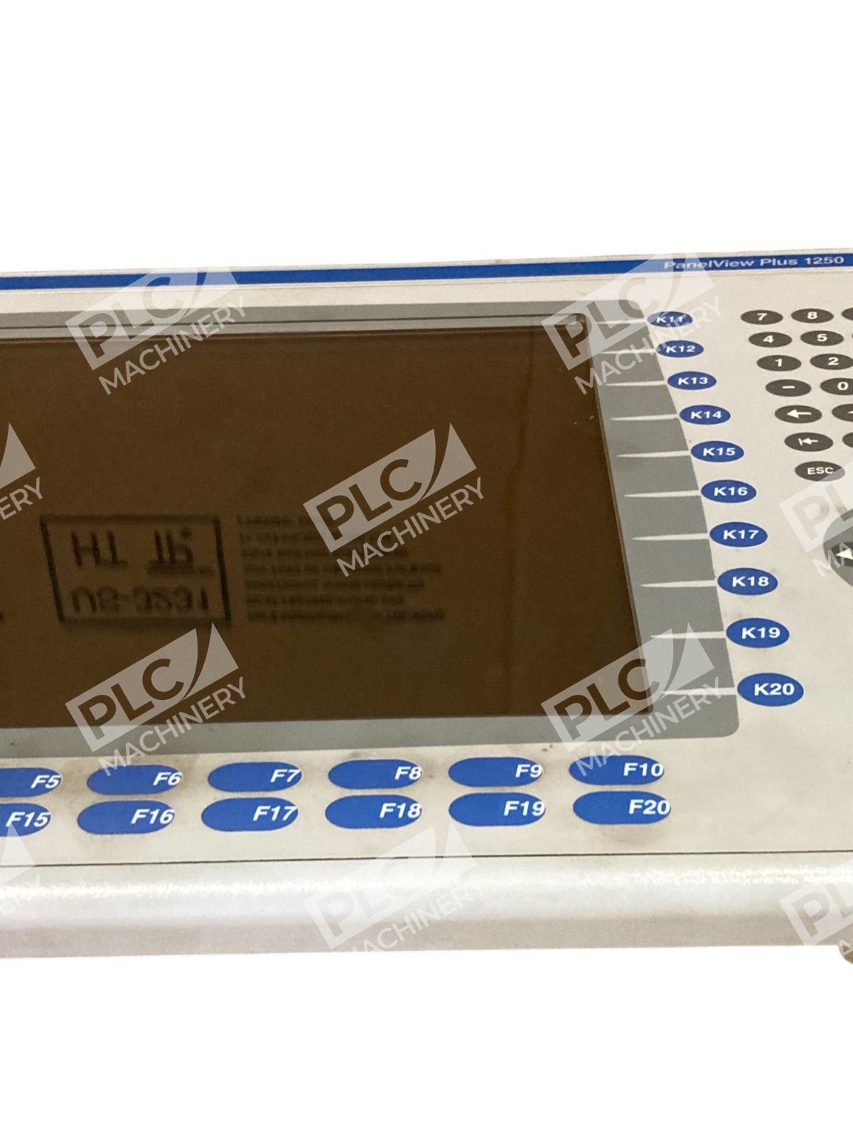 Allen Bradley AB Color Keypad Display Module Panelview Plus 1250 2711P-RDK12C /C - Image 4