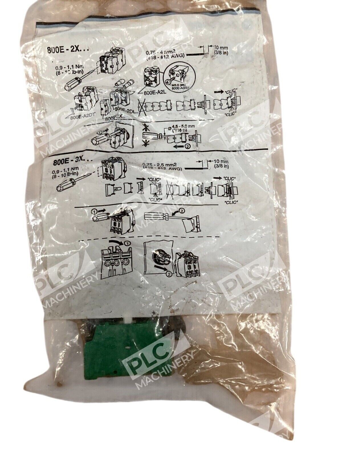 Allen Bradley AB Contact Cartridge W/ Latch 800E-3LX10 /B - Image 5