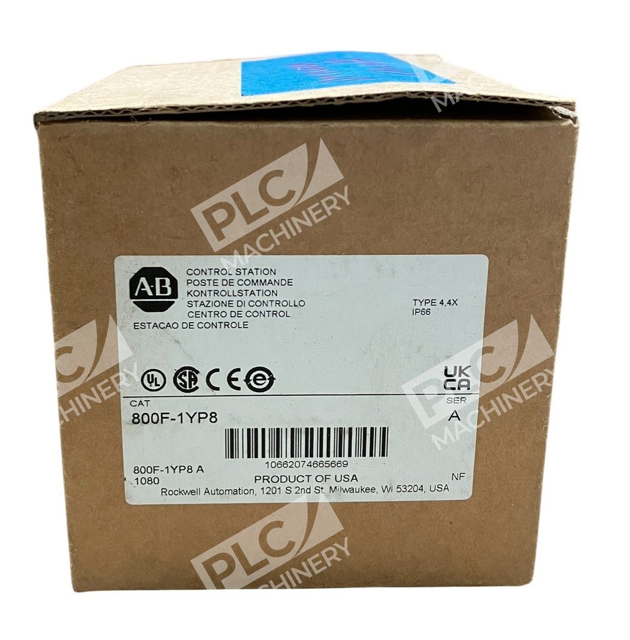 Allen Bradley AB Control Station 800F-1YP8 /A