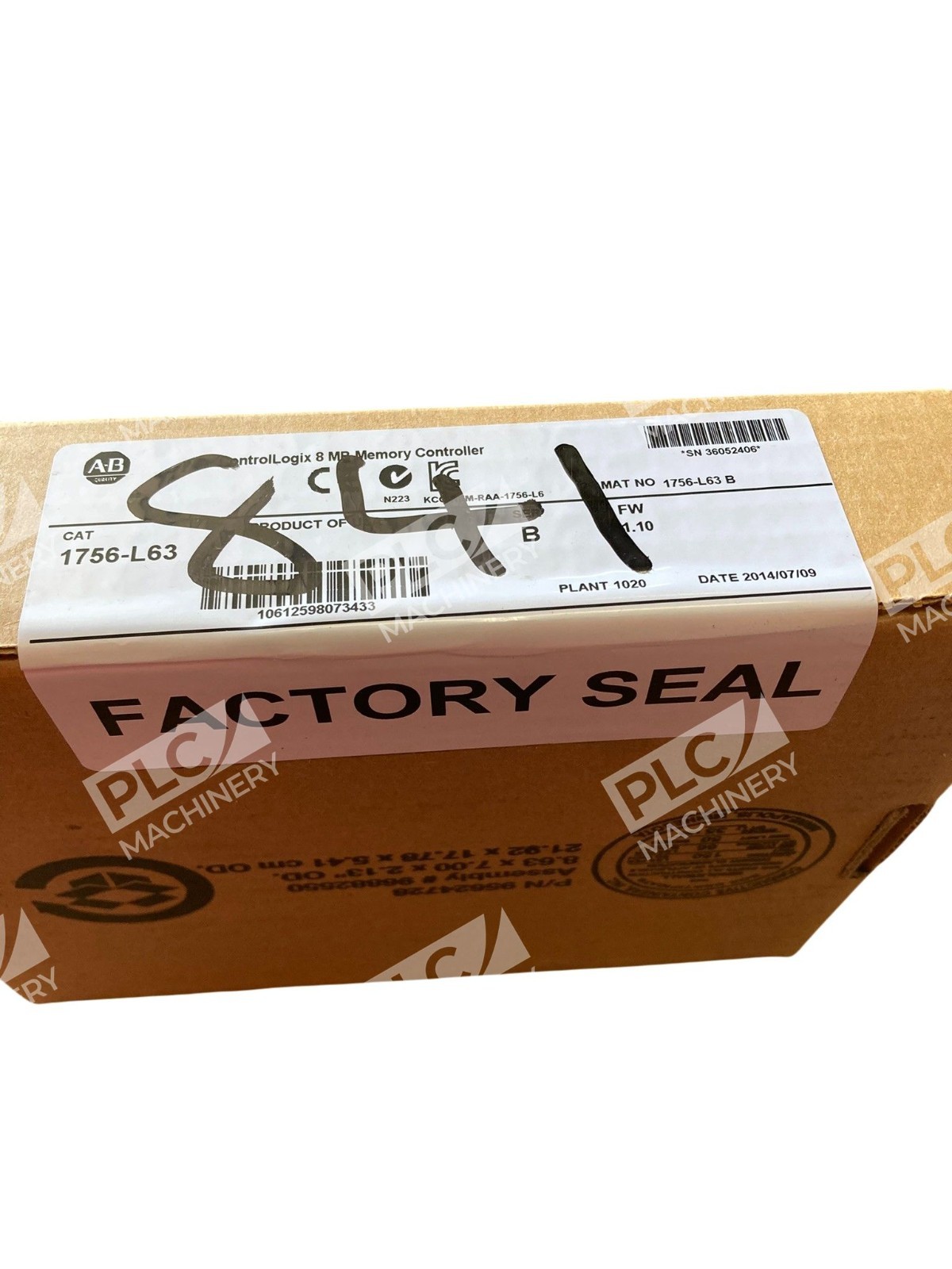 Allen Bradley AB ControlLogix 8MB Memory Controller 1756-L63 /B - Image 5