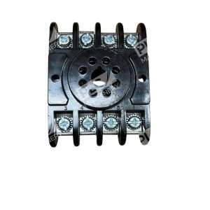 Amphenol 8-Pin Power Relay Socket Base Octal Screw Terminal DIN & Panel Mount