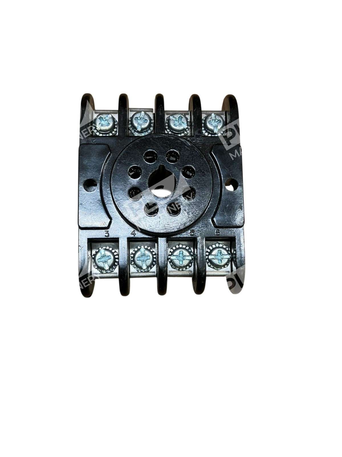 Amphenol 8-Pin Power Relay Socket Base Octal Screw Terminal DIN & Panel Mount