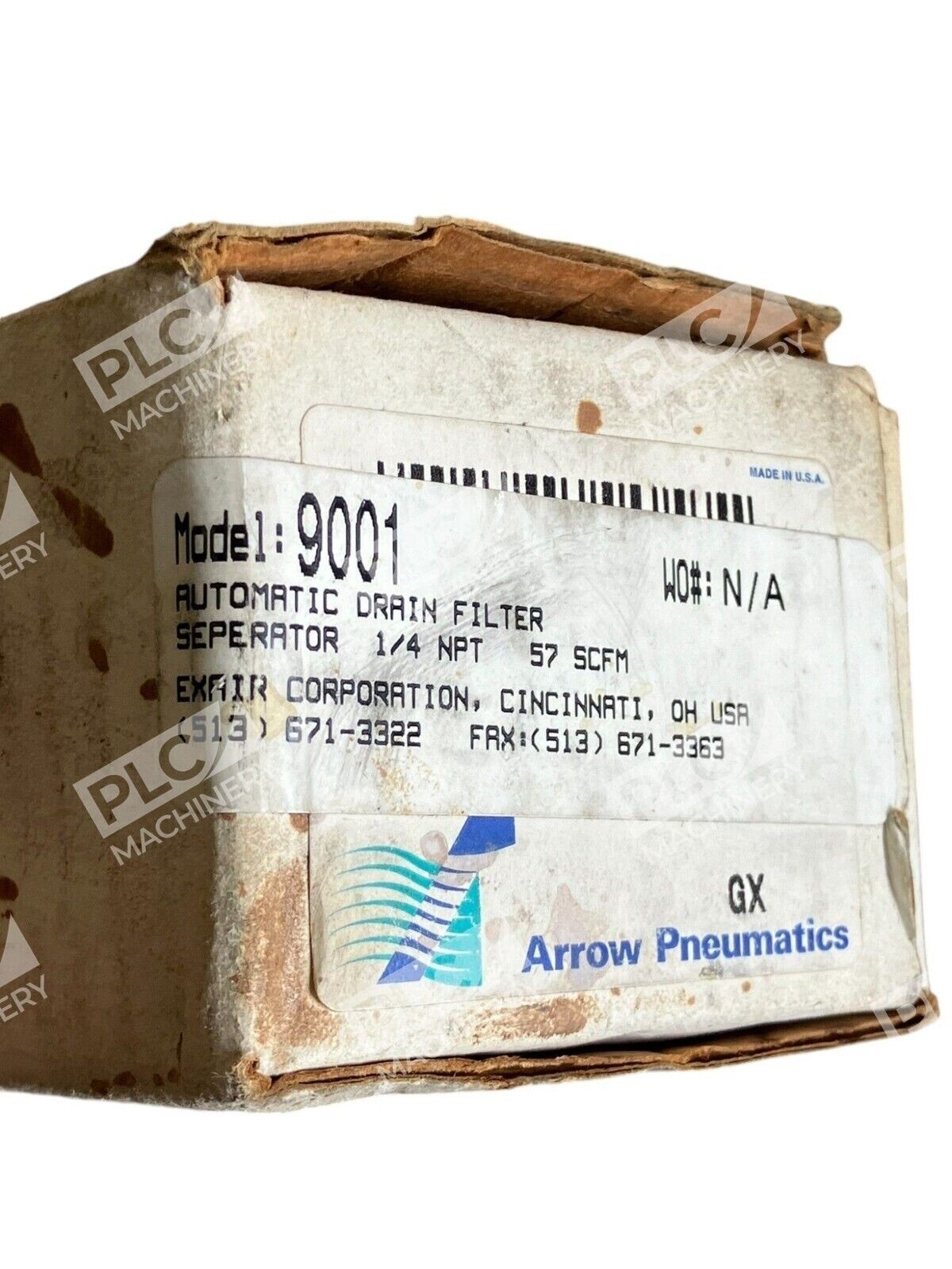 Arrow Pneumatics Automatic Drain Filter Seperator 1/4NPT 57SCFM 9001 - Image 3