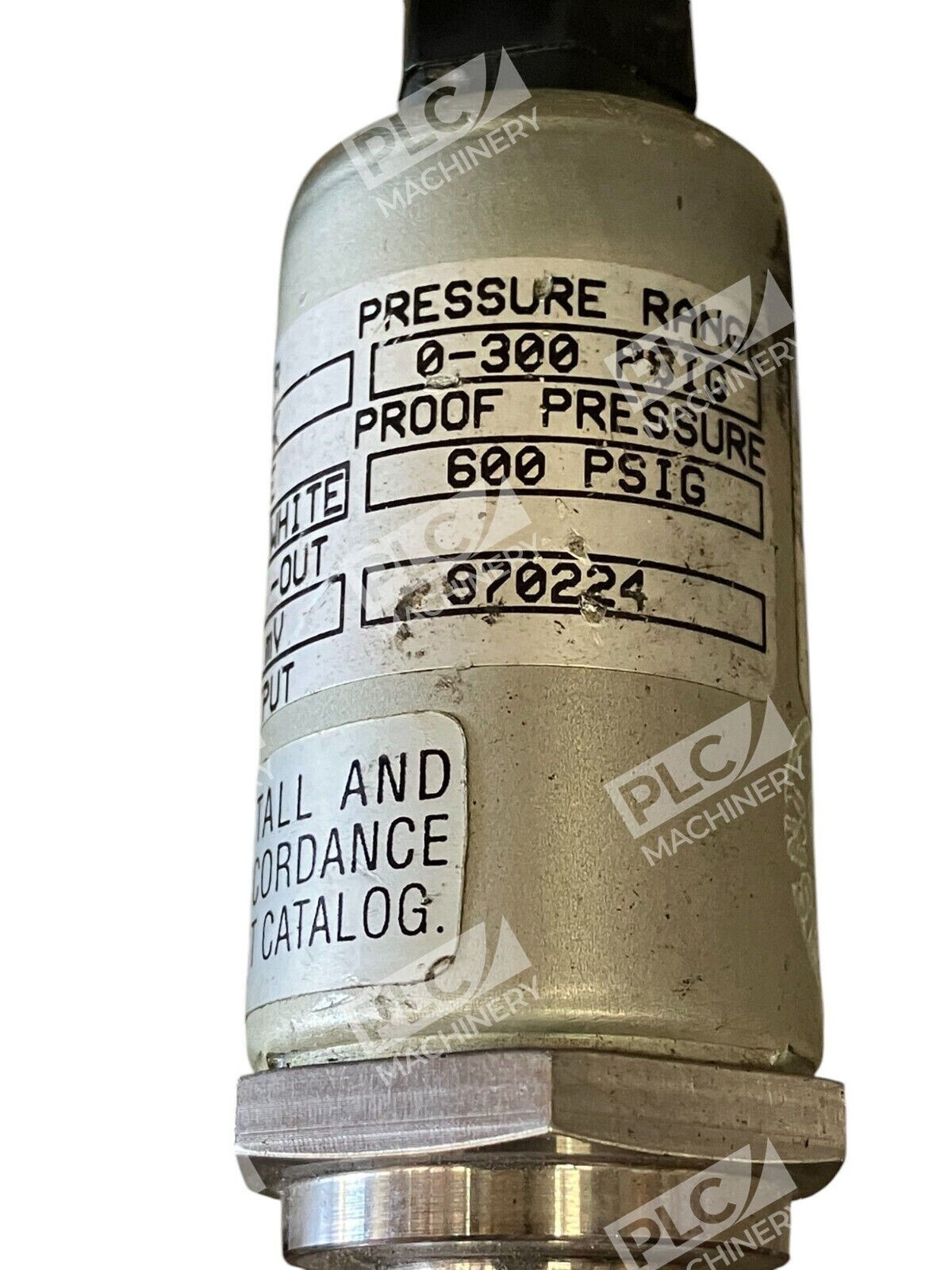 Barksdale 0-300PSIG Pressure Transducer 400H2-07CG-04-K - Image 6