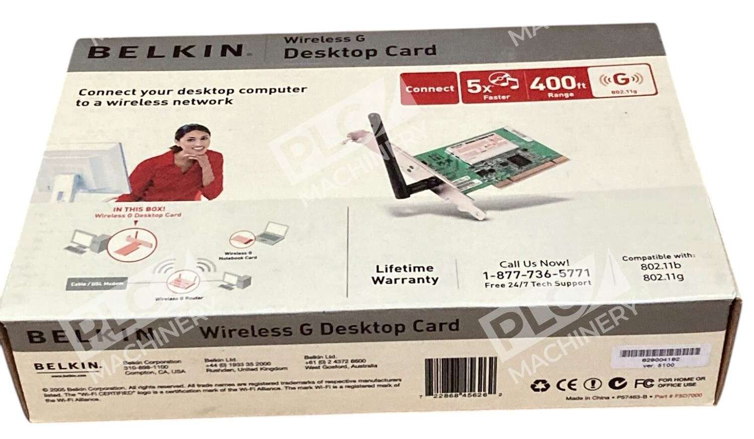 Belkin 400Ft 802.11g Wireless G Desktop Card F5D7000