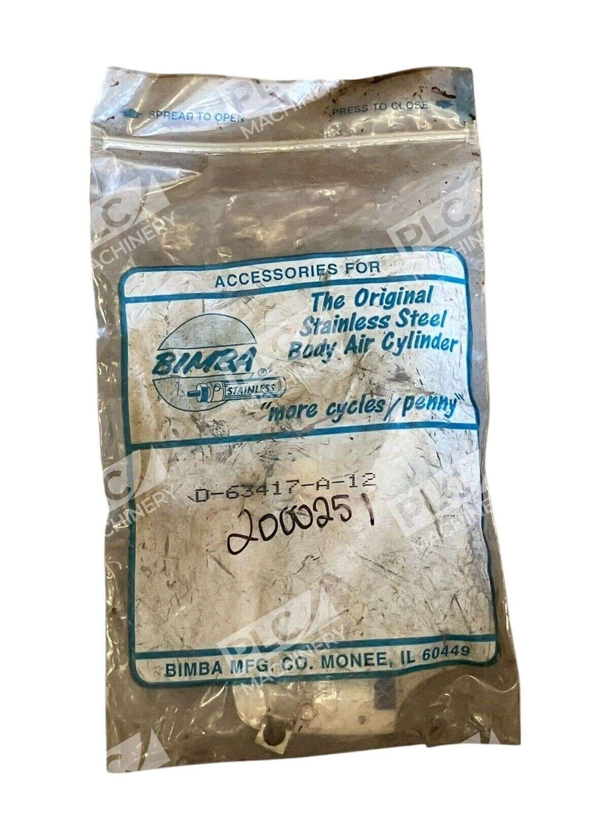Bimba Cylinder D-63417-A-12