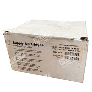 Brady 2-8239-00 White on Blue B580 1.125"X90' Tape Roll Cartridge
