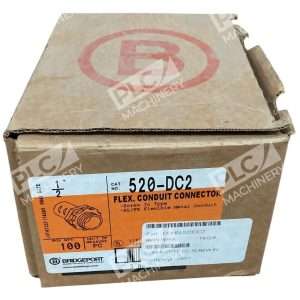Bridgeport 1/2" Flexible Conduit Connector 520-DC2 (Box of ~100)