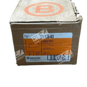 Bridgeport LB 63 Conduit Body 1 Box of 2