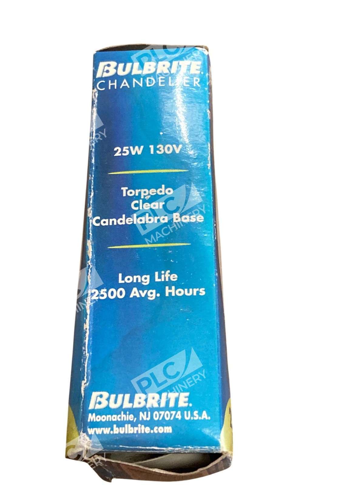 Bulbrite Chandelier 25CTC/25/3 Torpedo Clear Bulb 25W 130V Candelabra - Image 5