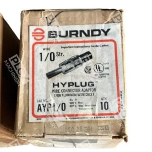 Burndy Wire 10 Str Hyplug Wire Connector Adapter Box of 10