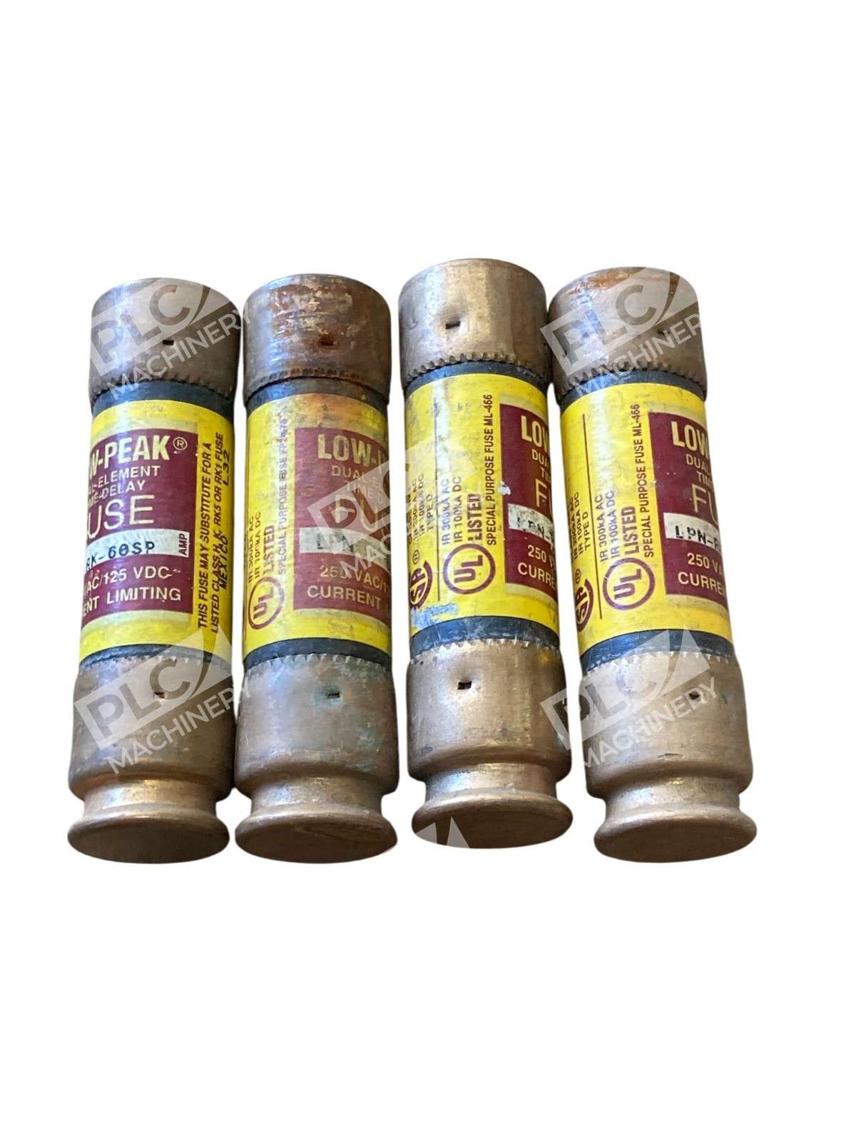 Bussmann Low-Peak LPN-RK-60SP Dual-element Time-Delay Fuse Lots of 4