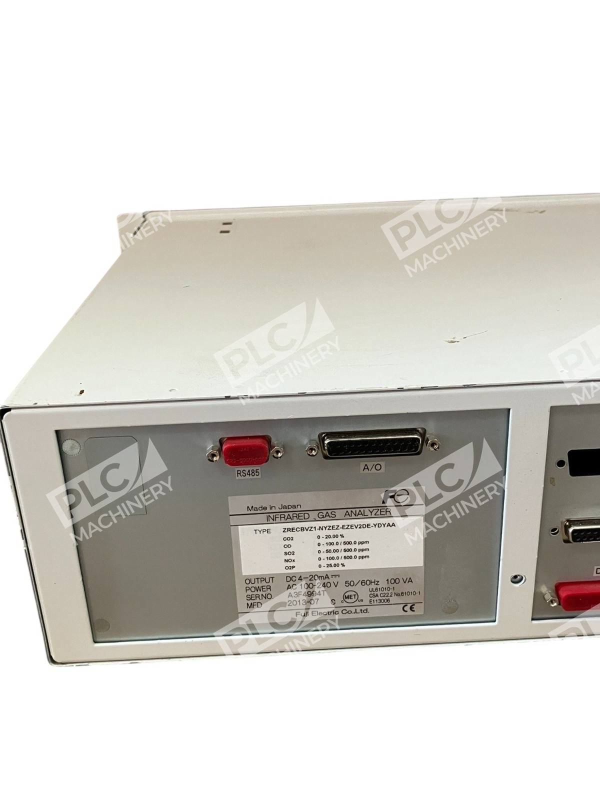CAI 4-20mA ZRE Gas Analyzer ZRECBVZ1-NYZEZ-EZEV2DE-YDYAA ZRE1 - Image 8