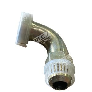 CNC 12FLH6K12MJ90 Hydraulic 90 Elbow Fitting High Pressure Pipe Tube Connector 298001894313