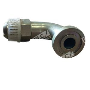 CNC 12FLH6K12MJ90 Hydraulic 90 Elbow Fitting High Pressure Pipe Tube Connector 298001894313