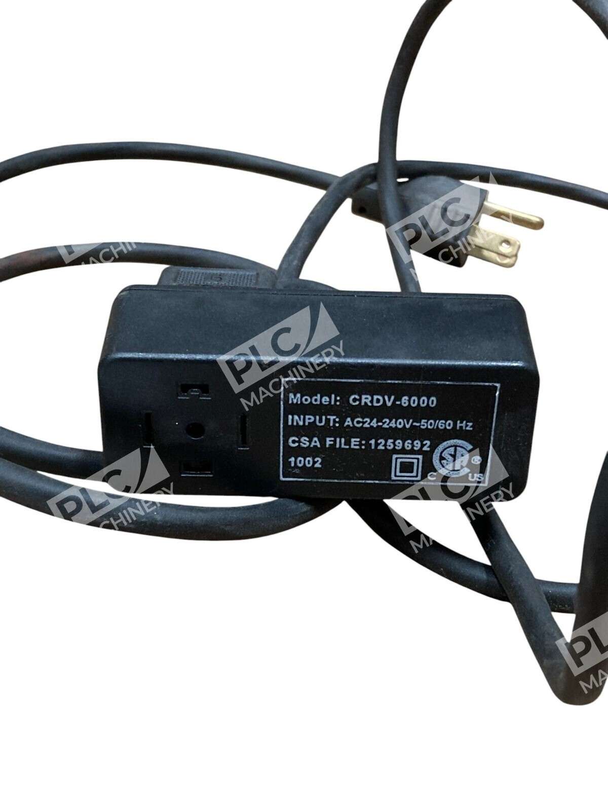 CRDV-6000 Power Relay Adapter 24-240V 50/60Hz CSA Certified Plug Socket