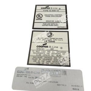 Cooper B Line 20166 12 Type 12 Control Panel Enclosure 20X16X6 226984934683