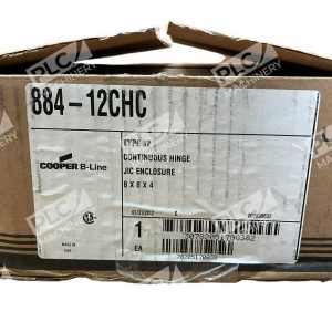 Cooper B-Line 884-12CHC Type 12 Continuous Hinge JIC Enclosure 8x8x4